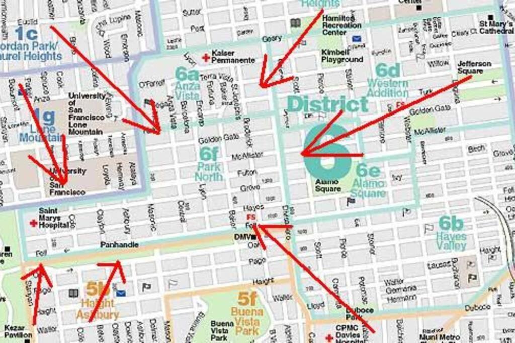 Entire 2Br, Centrally-Located, W/Parking! San Francisco Eksteriør billede